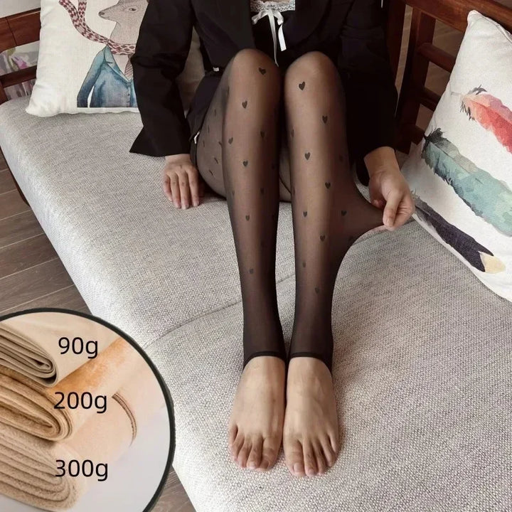 Thermal tights/leggings in various patterns