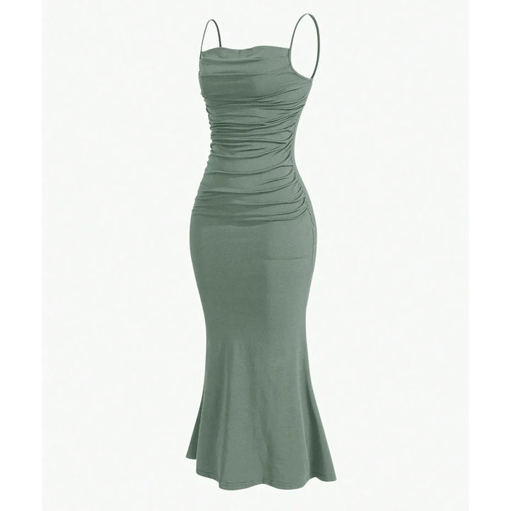 Elegant spaghetti strap maxi dress - Emberly
