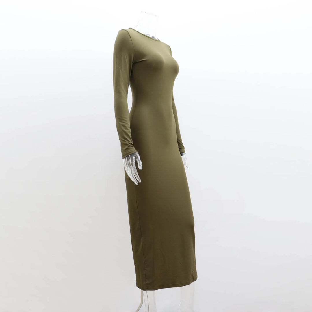 Fitted Shaping Maxi Dress - Matilda
