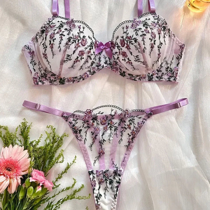 Sheer Floral Design Set - Journee