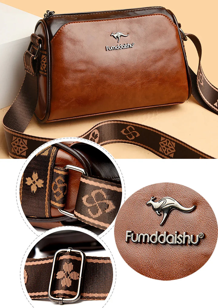 תיק דמוי עור בעיצוב רצועה