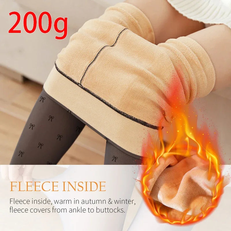 Thermal tights/leggings in various patterns
