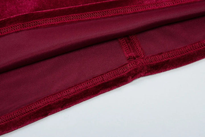 Velvet Strapless Mini Dress - Dorin