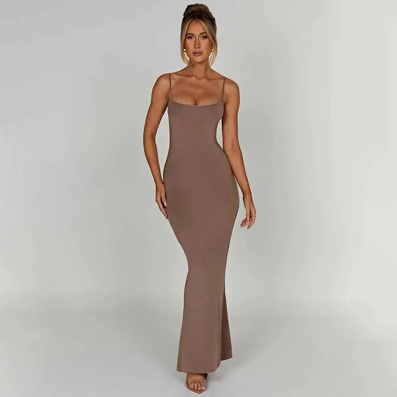 Fitted maxi dress - Anita