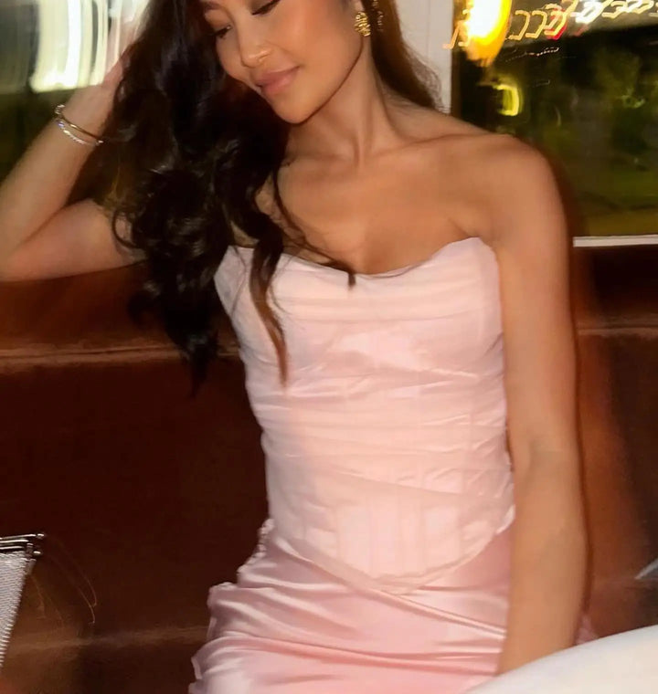 Strapless Chiffon Corset - Agam