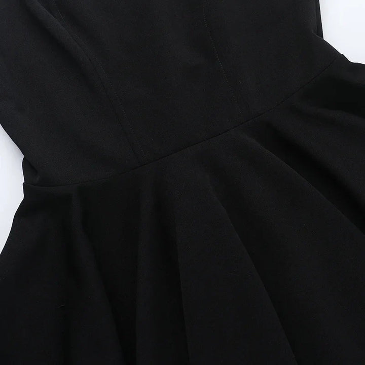 A-Line Mini Dress with Bow Detail - Emma