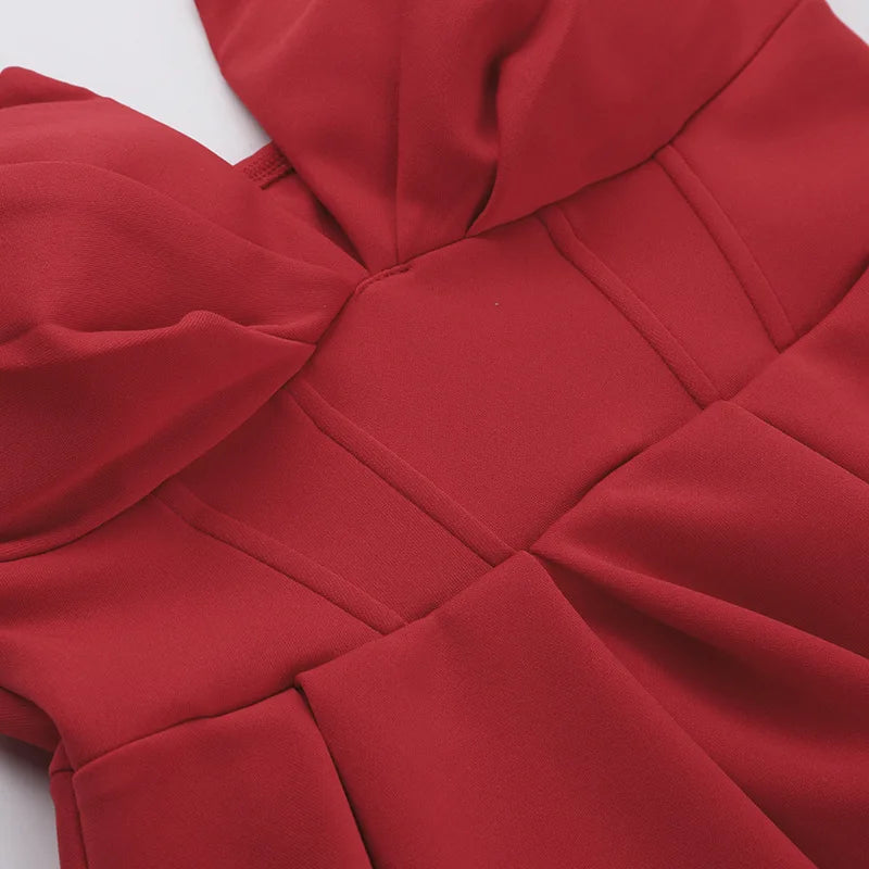 A-line Strapless Mini Dress - Livia