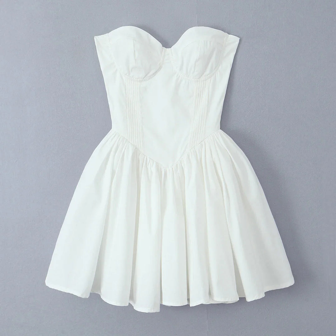 Strapless A-Line Mini Dress - Ayra