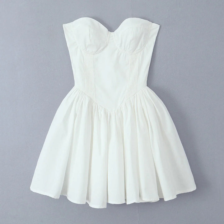 Strapless A-Line Mini Dress - Ayra