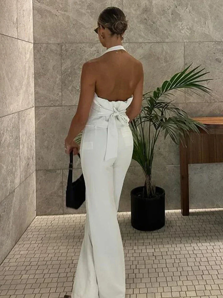 Tailored Two-Piece Suit with Pants and Buttoned Vest - Paula