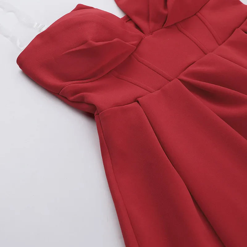 A-line Strapless Mini Dress - Livia