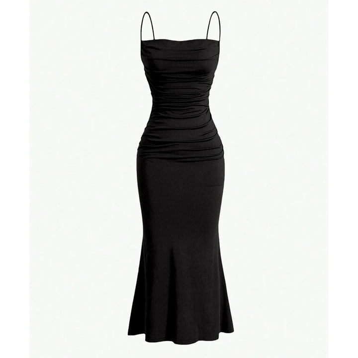Elegant spaghetti strap maxi dress - Emberly