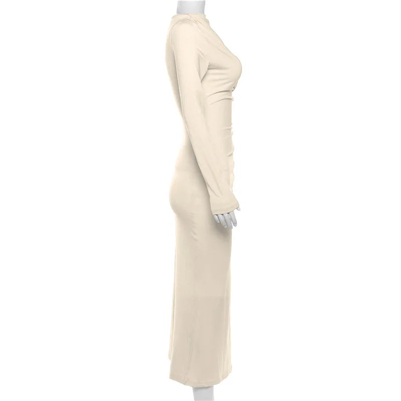 Fitted Shaping Maxi Dress - Noa