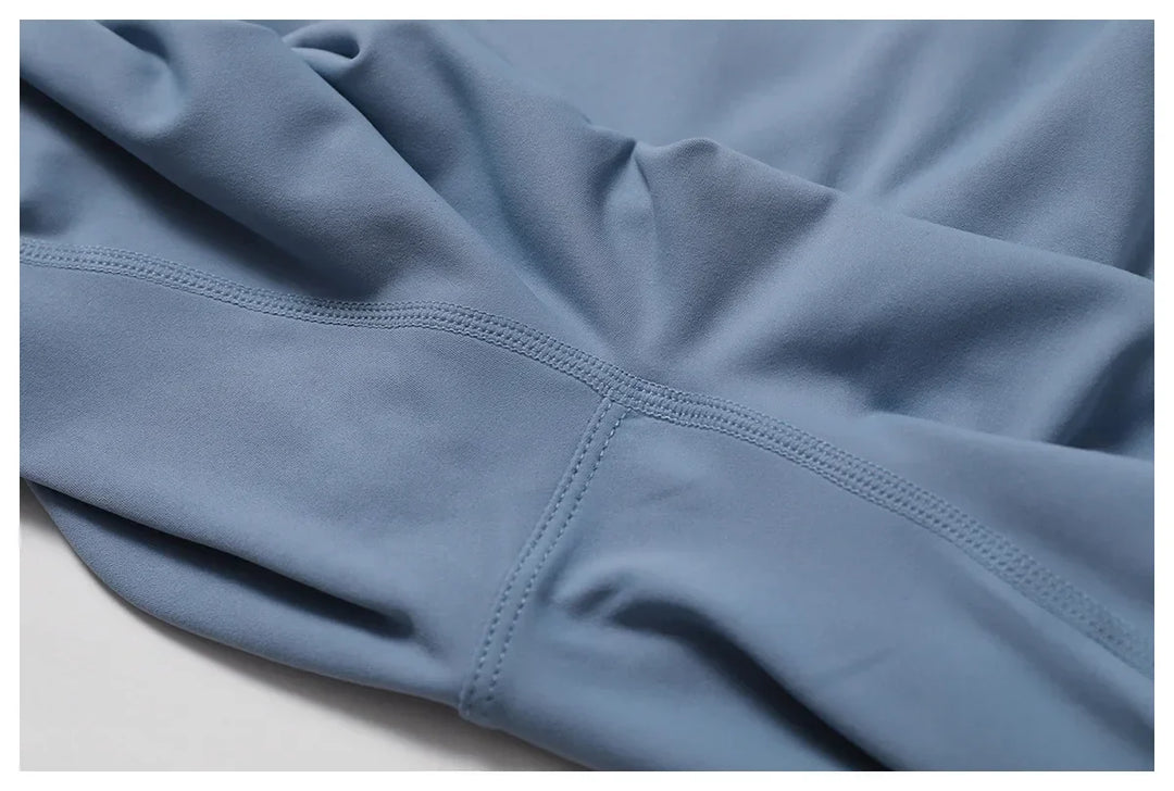 Short/long sporty fitted jumpsuit with shaping fabric and zipper closure - Andi