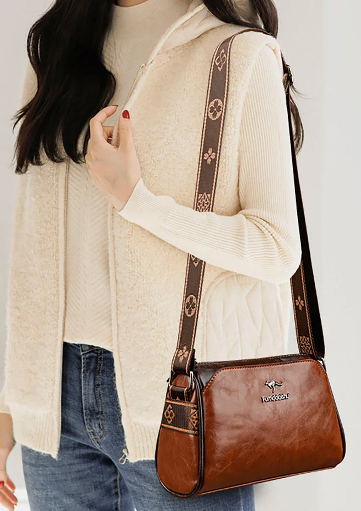 תיק דמוי עור בעיצוב רצועה