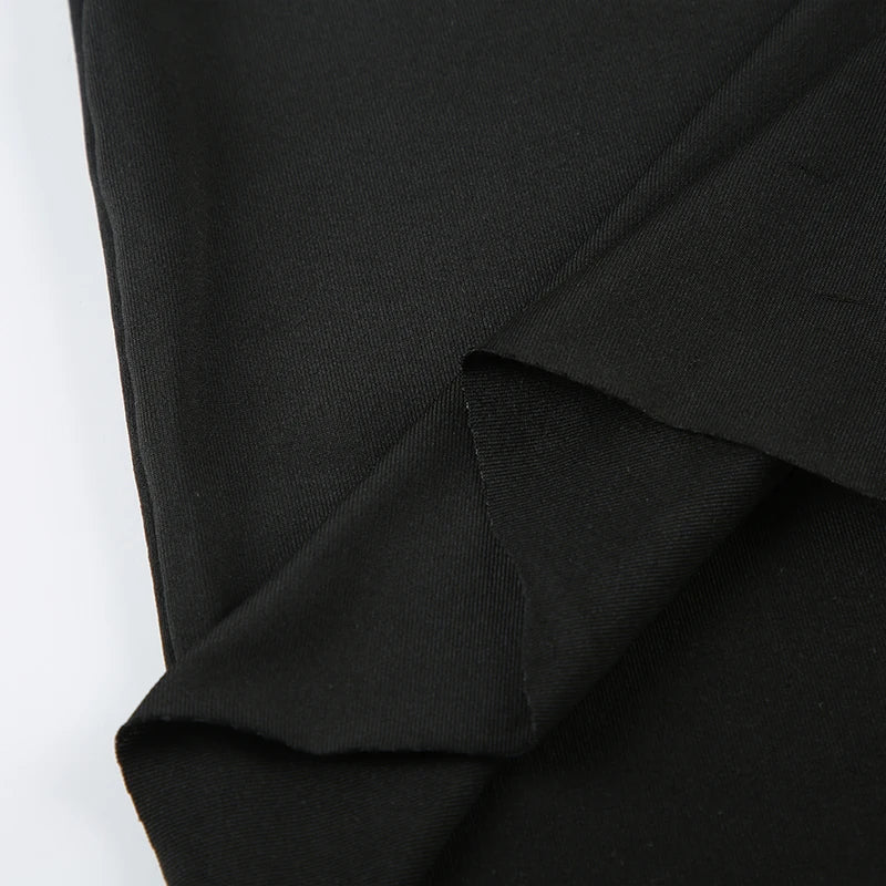 Mini dress with small slit and open back design - NELLY