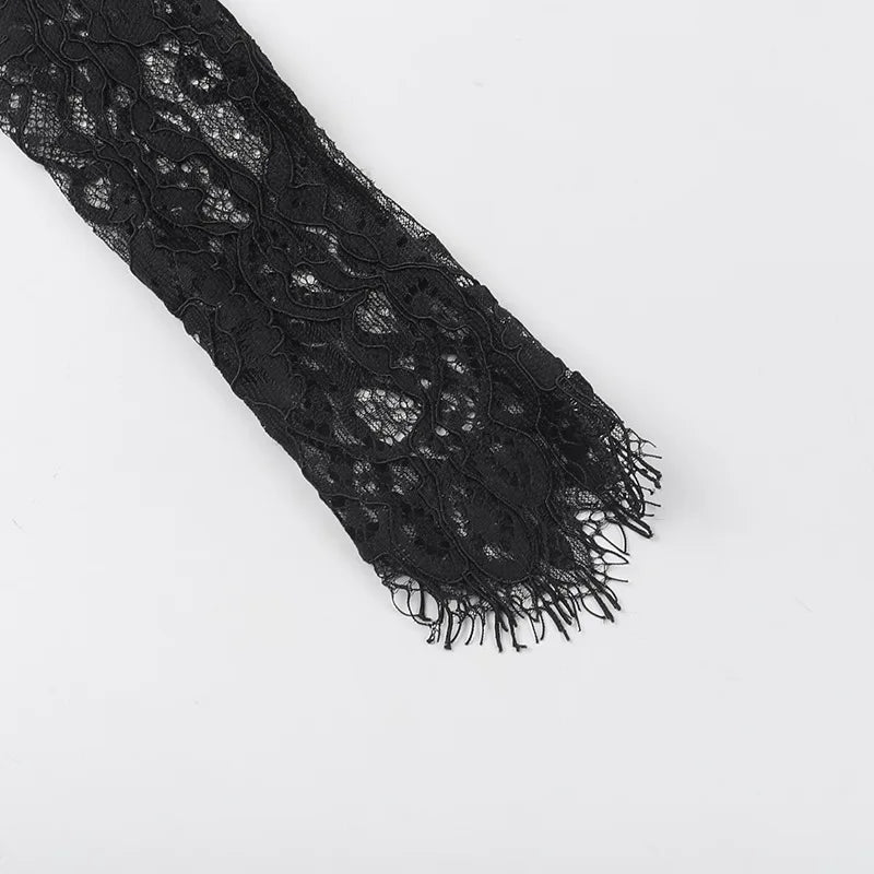 Lace mini dress with corset design - Ella Lee