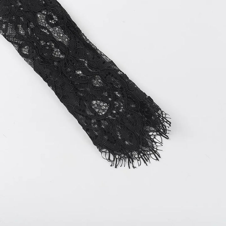 Lace mini dress with corset design - Ella Lee