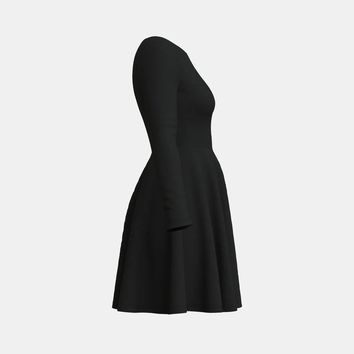 Knit Ruffled Mini Dress - Jane
