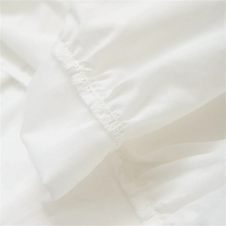 Ruffled Maxi Dress with A-Line Cut and Tie Straps - Allie