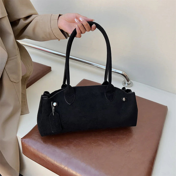 תיק זמש בעיצוב רטרו