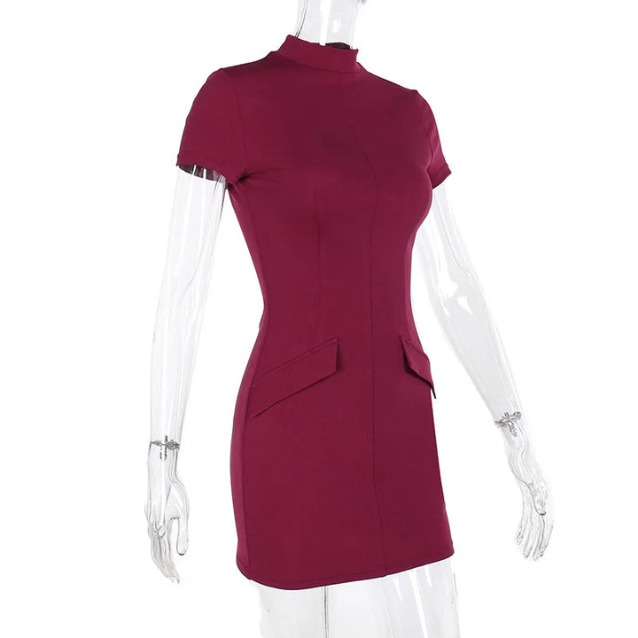 Tailored mini dress with pocket detail - Antonia