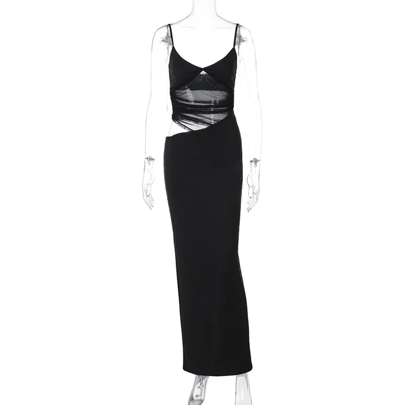 Mesh Maxi Dress - Emery