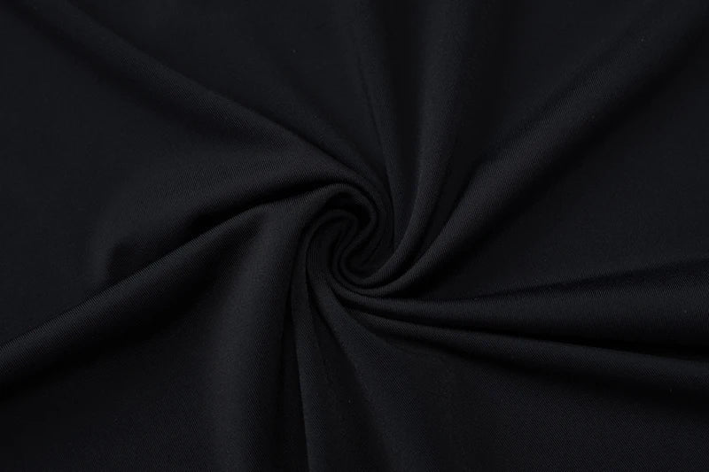 Mini Dress with Open Back, Asymmetric Collar, and Neck Tie Decoration - Rain