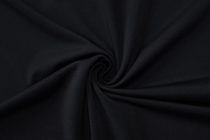 Mini Dress with Open Back, Asymmetric Collar, and Neck Tie Decoration - Rain