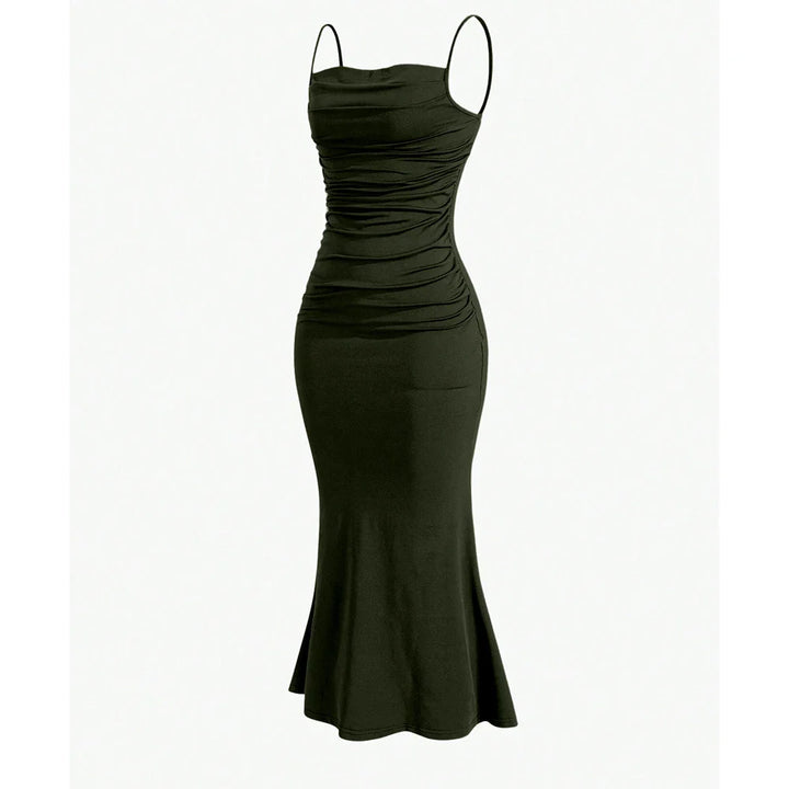Elegant spaghetti strap maxi dress - Emberly