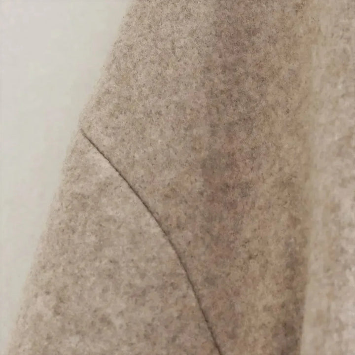 Long Tailored Wool Coat with Button Details - Paris