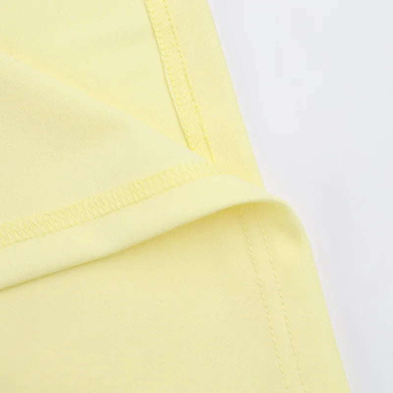 Two-Piece Set with Strapless Top and Maxi Skirt with Ruffle Detail - Sunny