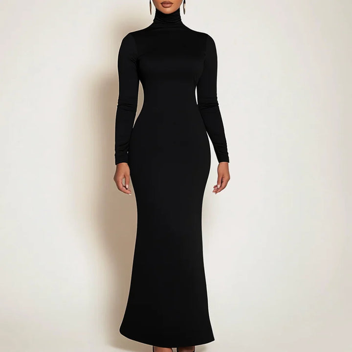 Turtleneck Maxi Dress - Mabel