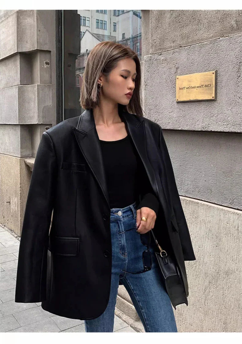 Tailored Leather Jacket - Rashal