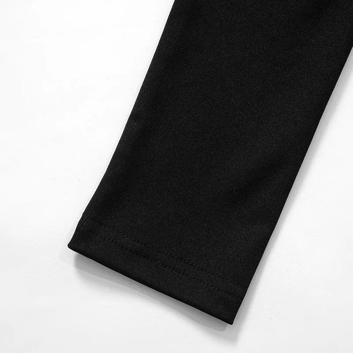 Asymmetric maxi evening dress with deep slit and one sleeve - Eva