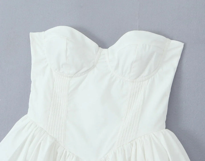 Strapless A-Line Mini Dress - Ayra