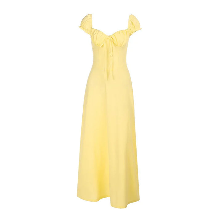 Maxi Dress with Rustic Design - Haile