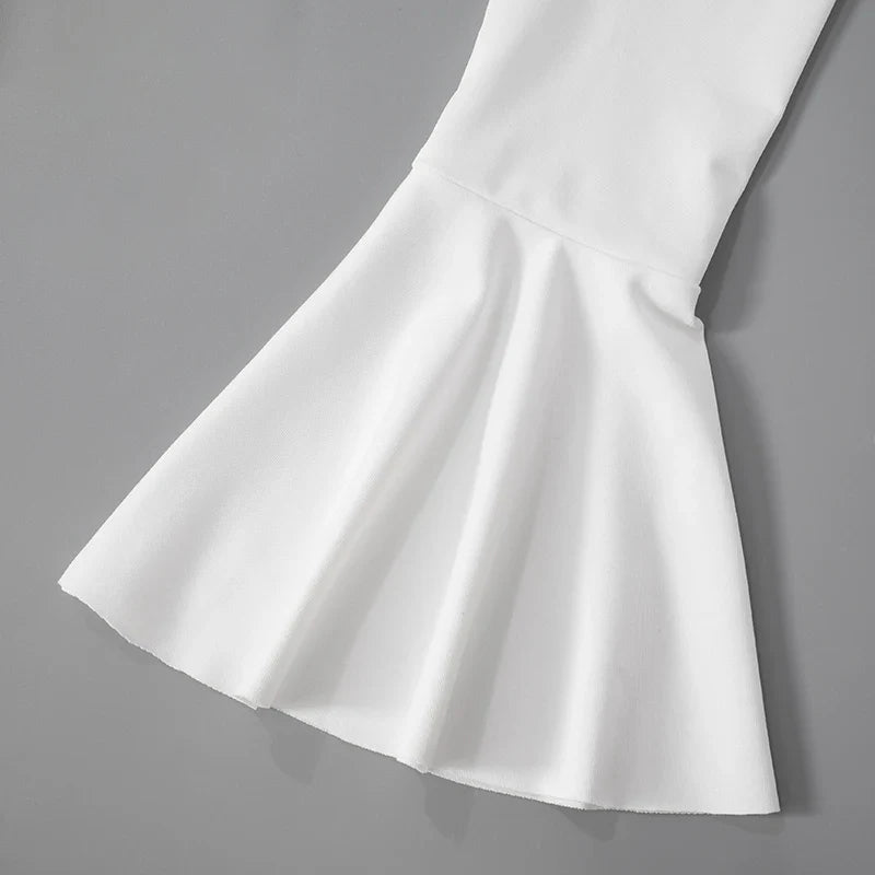 Mini Dress with Ruffle and Bell Sleeves - Philly