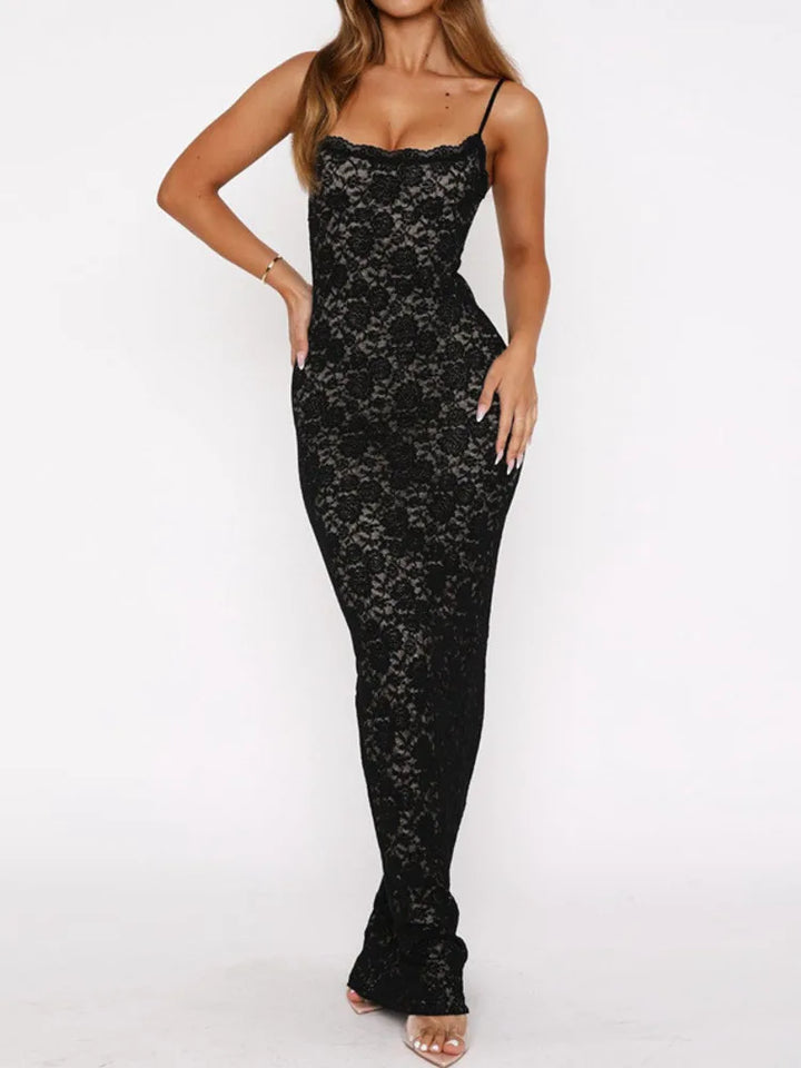 Lace Maxi Dress - Shi Lin