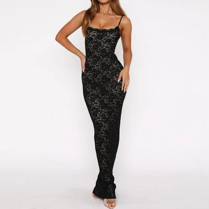 Lace Maxi Dress - Shi Lin