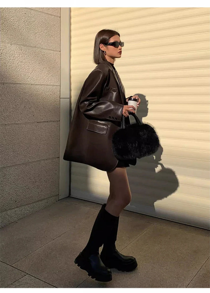 Tailored Leather Jacket - Rashal