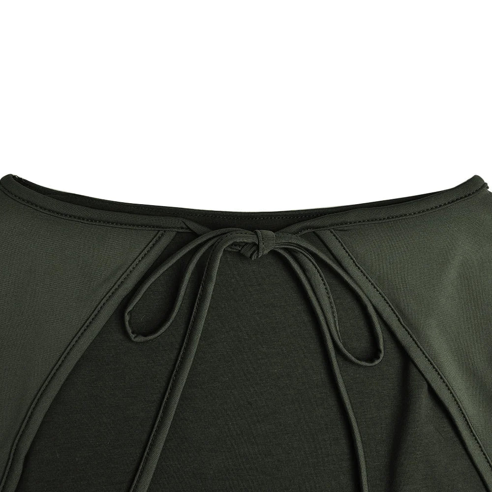 Fitted mini dress with corset design - MAZE