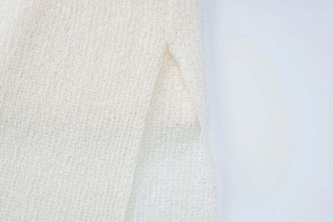 Knitted Maxi Beach Dress - Marina
