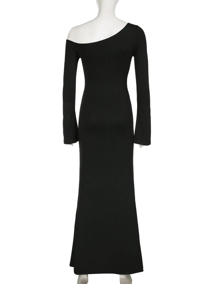 Maxi dress with off-shoulder design - Sap