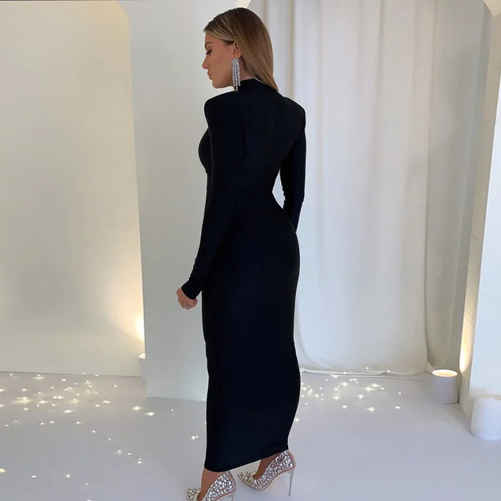 Fitted Shaping Maxi Dress - Cali