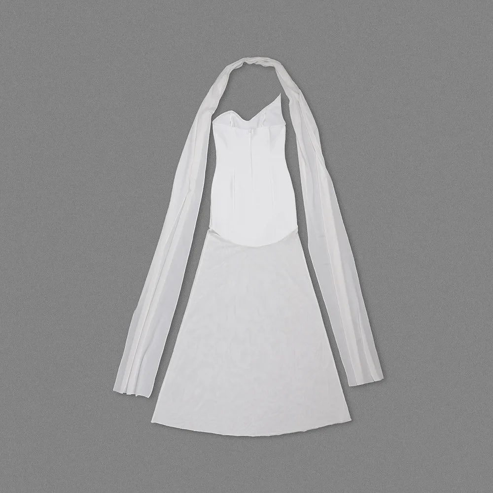 Strapless Chiffon Maxi Dress - Genesis