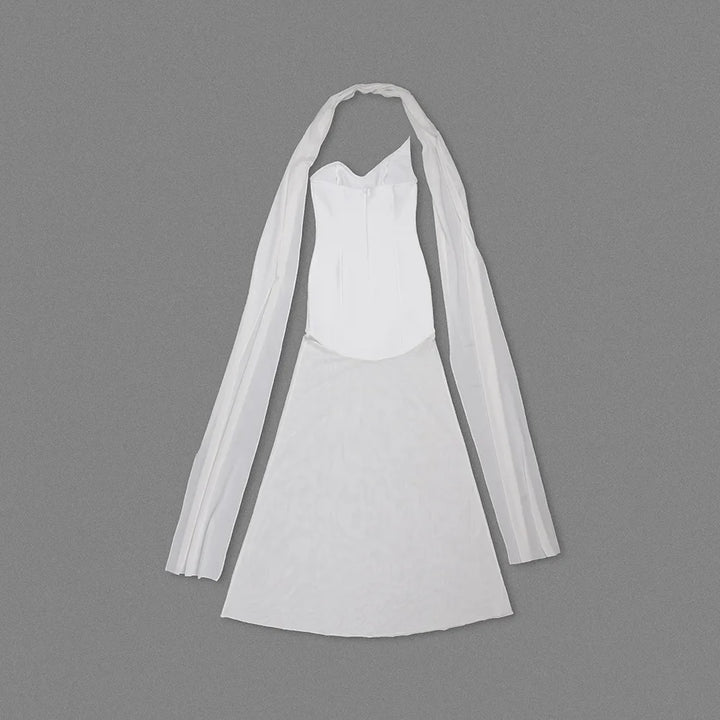 Strapless Chiffon Maxi Dress - Genesis