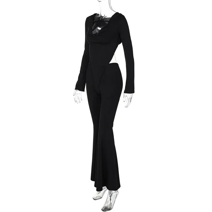 Pedal pushers jumpsuit with hat decoration STREET STYLE - Roxanne
