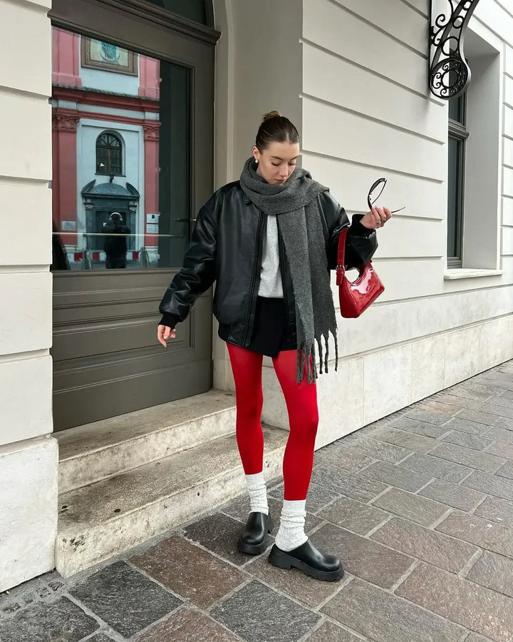 Opaque / sheer tights in a variety of colors