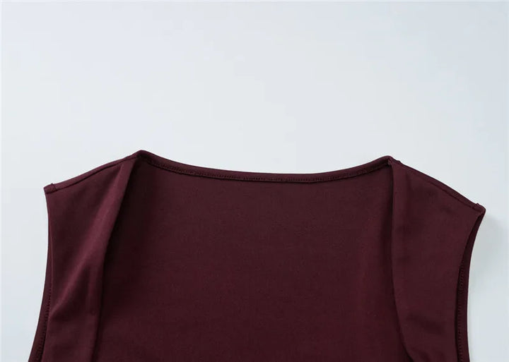 Fitted and Flattering Maxi Dress - Miller
